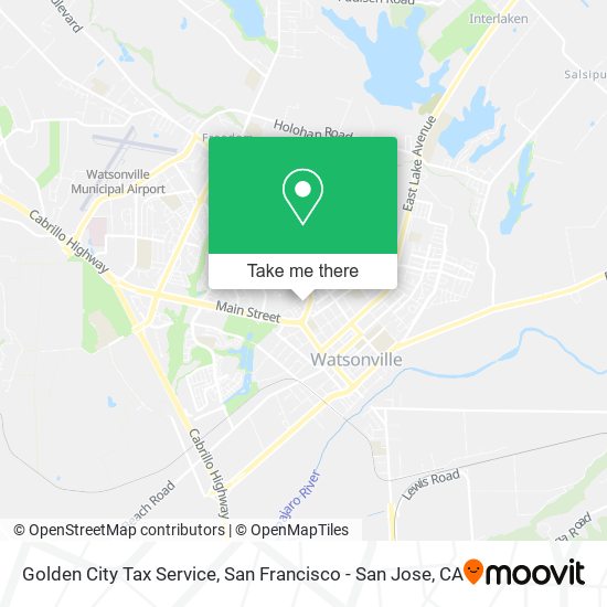 Golden City Tax Service map