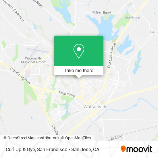 Mapa de Curl Up & Dye