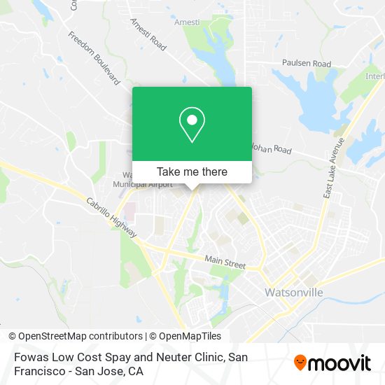 Fowas Low Cost Spay and Neuter Clinic map