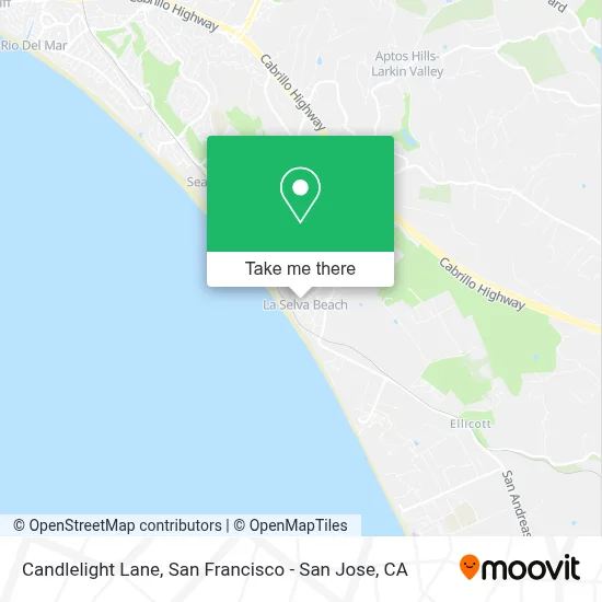 Candlelight Lane map