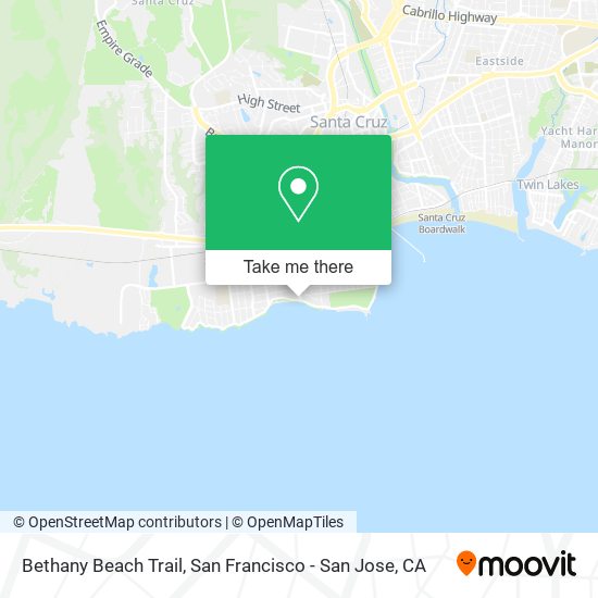 Bethany Beach Trail map