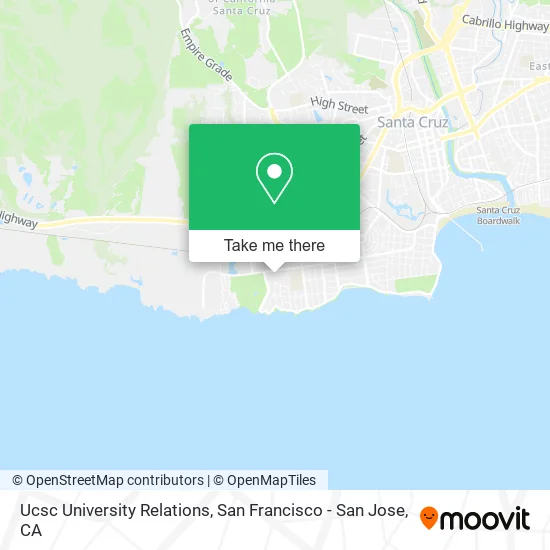 Ucsc University Relations map