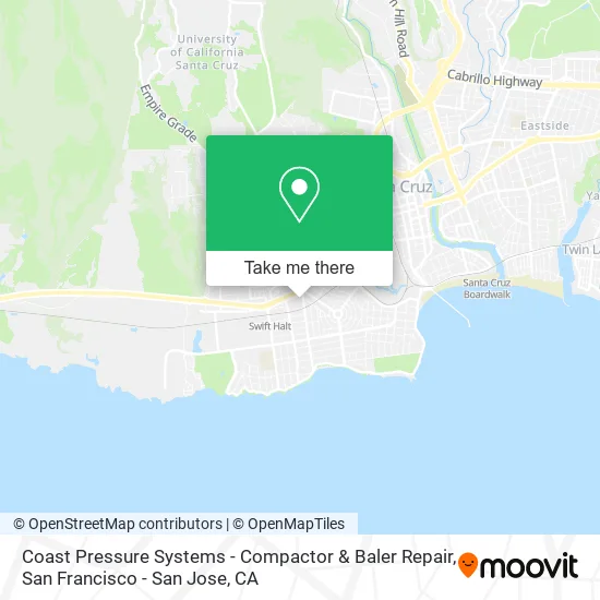 Coast Pressure Systems - Compactor & Baler Repair map