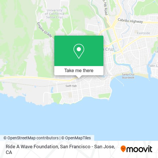 Ride A Wave Foundation map