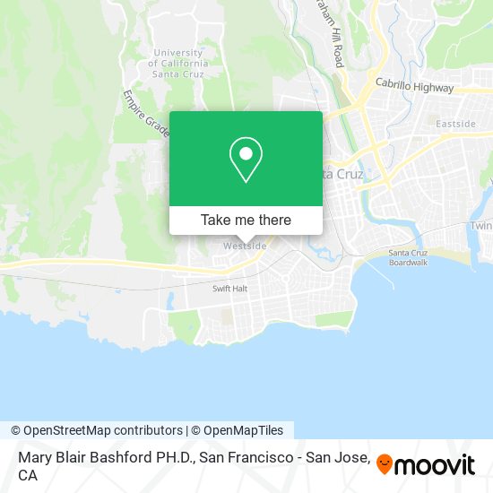 Mary Blair Bashford PH.D. map