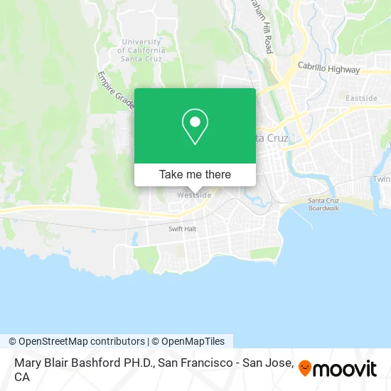 Mary Blair Bashford PH.D. map
