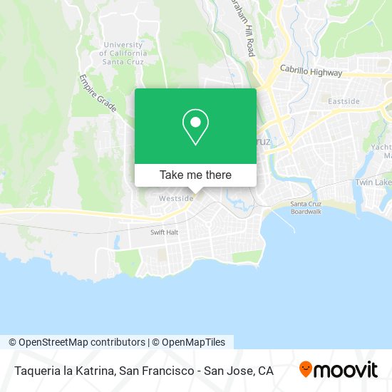 Mapa de Taqueria la Katrina