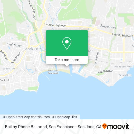 Bail by Phone Bailbond map