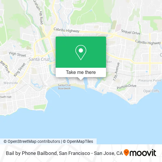 Bail by Phone Bailbond map