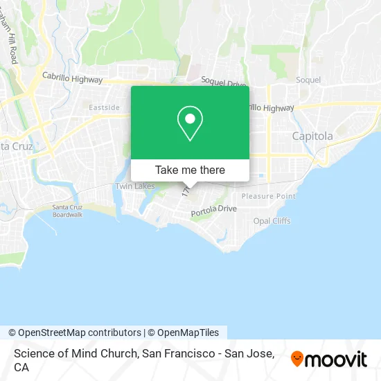 Science of Mind Church map