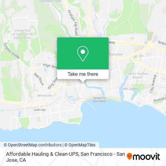 Affordable Hauling & Clean-UPS map