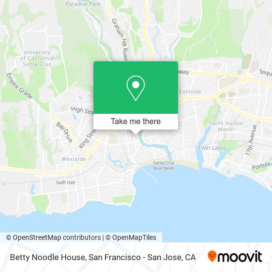 Mapa de Betty Noodle House
