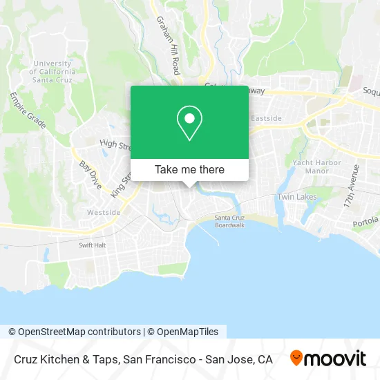 Cruz Kitchen & Taps map