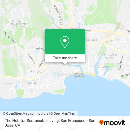 The Hub for Sustainable Living map