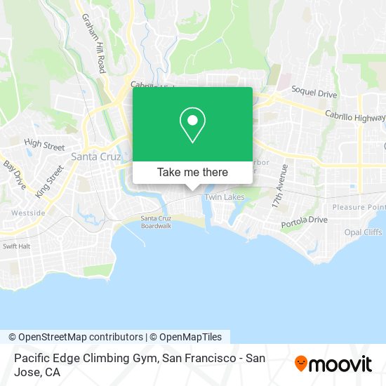 Mapa de Pacific Edge Climbing Gym