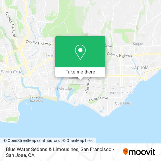 Mapa de Blue Water Sedans & Limousines