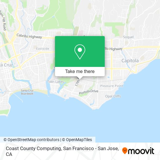 Coast County Computing map