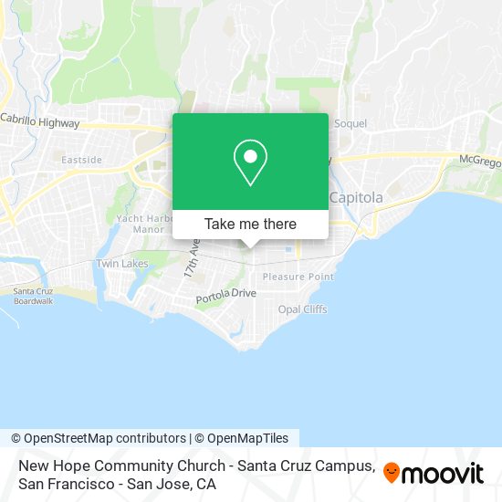 New Hope Community Church - Santa Cruz Campus map