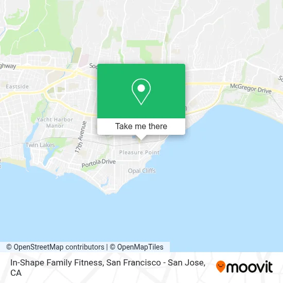 In-Shape Family Fitness map