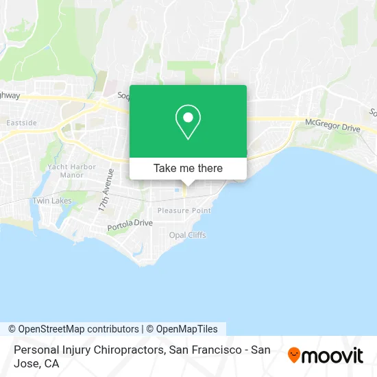 Personal Injury Chiropractors map
