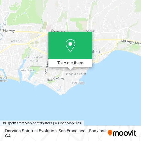 Darwins Spiritual Evolution map