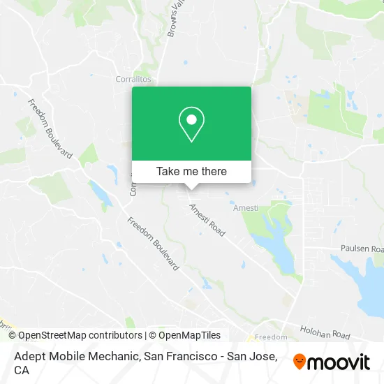 Mapa de Adept Mobile Mechanic