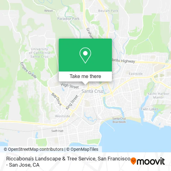 Riccabona's Landscape & Tree Service map
