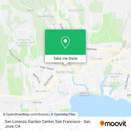 Mapa de San Lorenzo Garden Center
