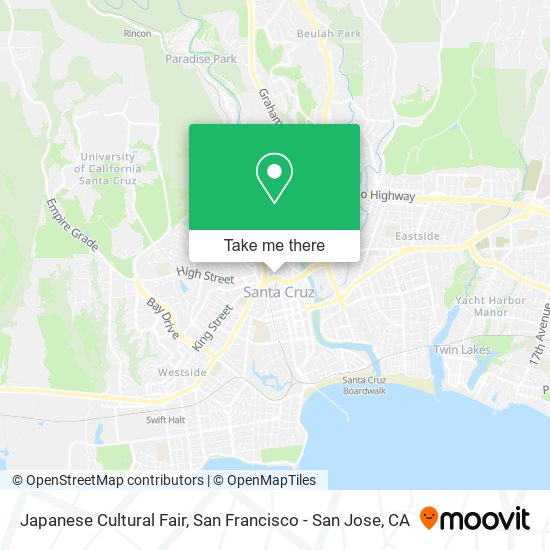 Japanese Cultural Fair map