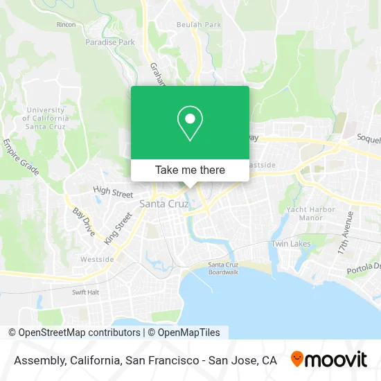 Assembly, California map