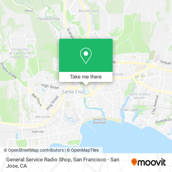 General Service Radio Shop map