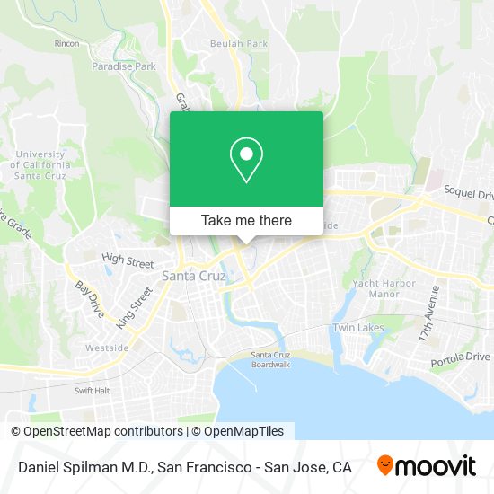 Mapa de Daniel Spilman M.D.