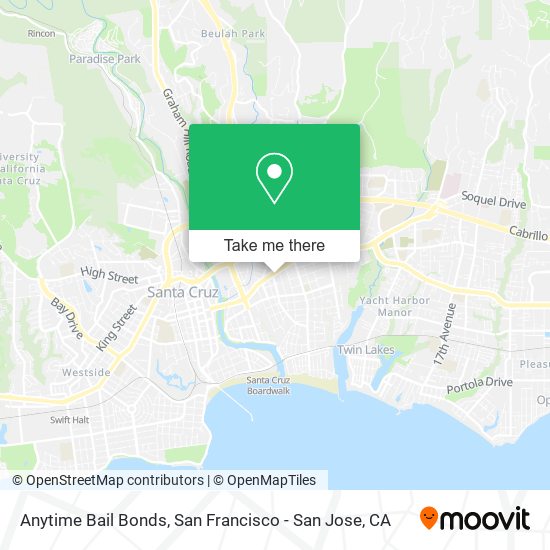 Mapa de Anytime Bail Bonds