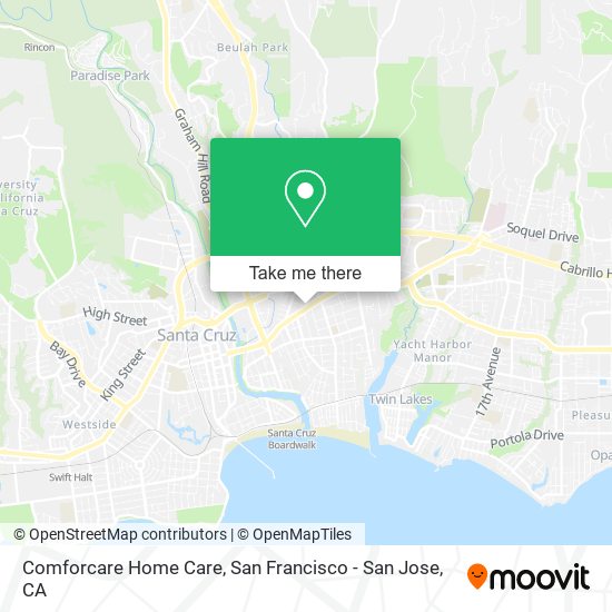 Comforcare Home Care map