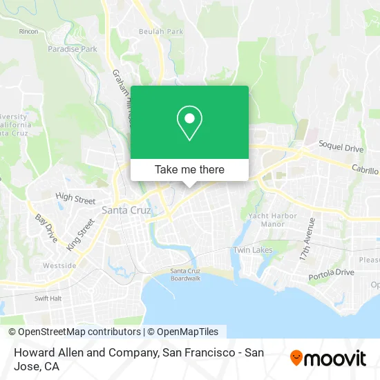 Howard Allen and Company map