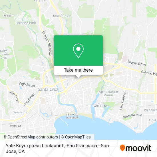 Yale Keyexpress Locksmith map