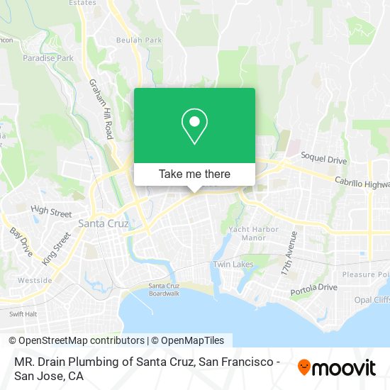 Mapa de MR. Drain Plumbing of Santa Cruz