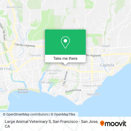 Large Animal Veterinary S map
