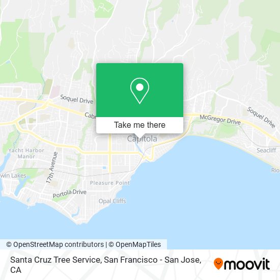 Santa Cruz Tree Service map