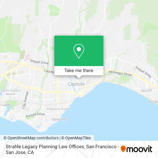 Mapa de Strahle Legacy Planning Law Offices
