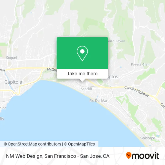 NM Web Design map