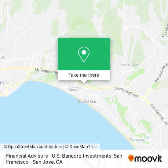 Financial Advisors - U.S. Bancorp Investments map