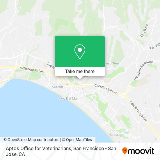 Aptos Office for Veterinarians map