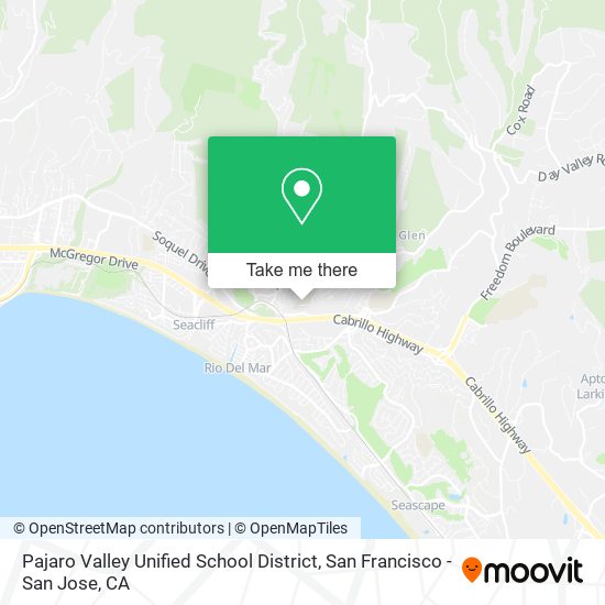 Pajaro Valley Unified School District map