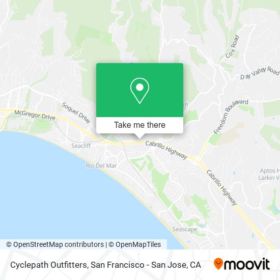 Cyclepath Outfitters map