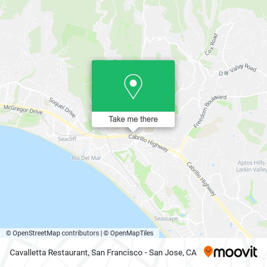 Mapa de Cavalletta Restaurant