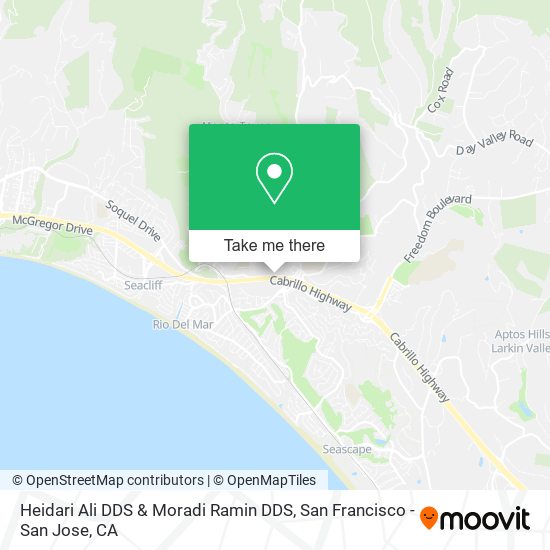 Heidari Ali DDS & Moradi Ramin DDS map