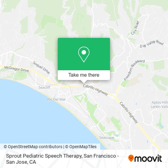 Sprout Pediatric Speech Therapy map