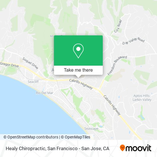 Healy Chiropractic map