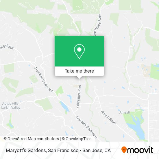 Maryott's Gardens map